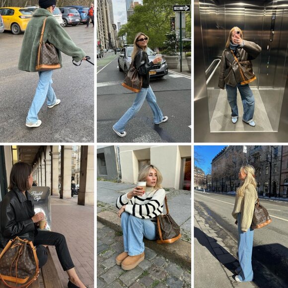 Authentic Vintage Louis Vuitton GM Monogram Bucket Bag - Picture 15 of 16